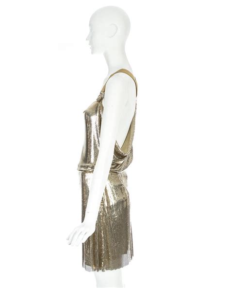 versace gold dress mini|atelier Versace dress.